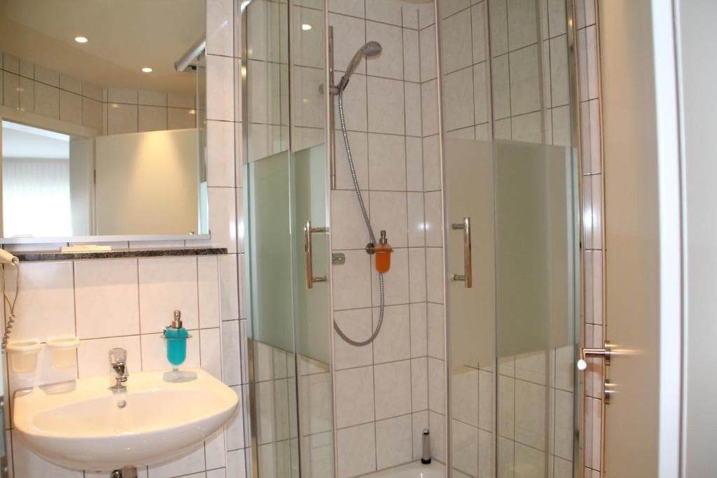 Private bathroom with walk-in shower